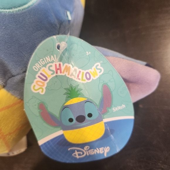 Disney Stitch Pineapple Plush with Blue and Yellow - Picture 3 of 4